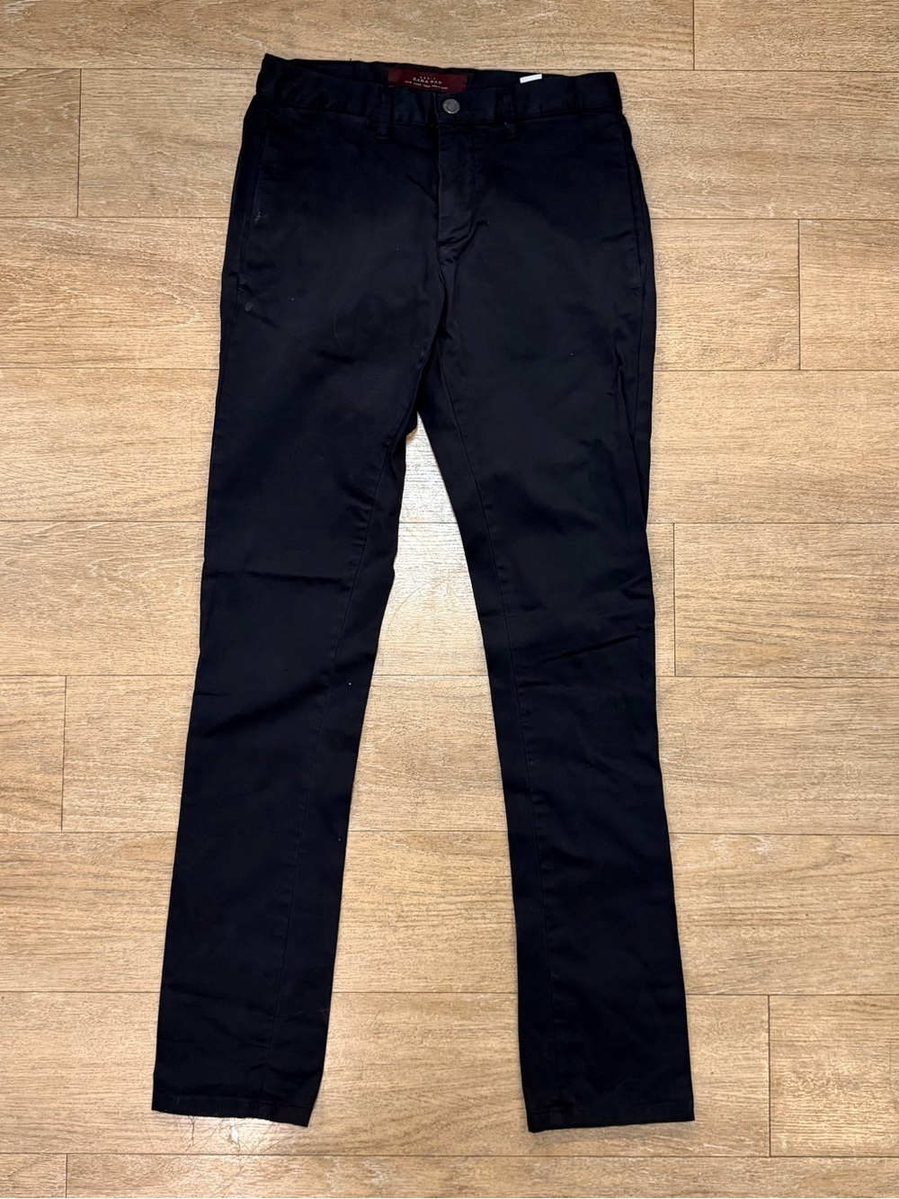Zara Man black  Dress Pants with Burgundy Label 29